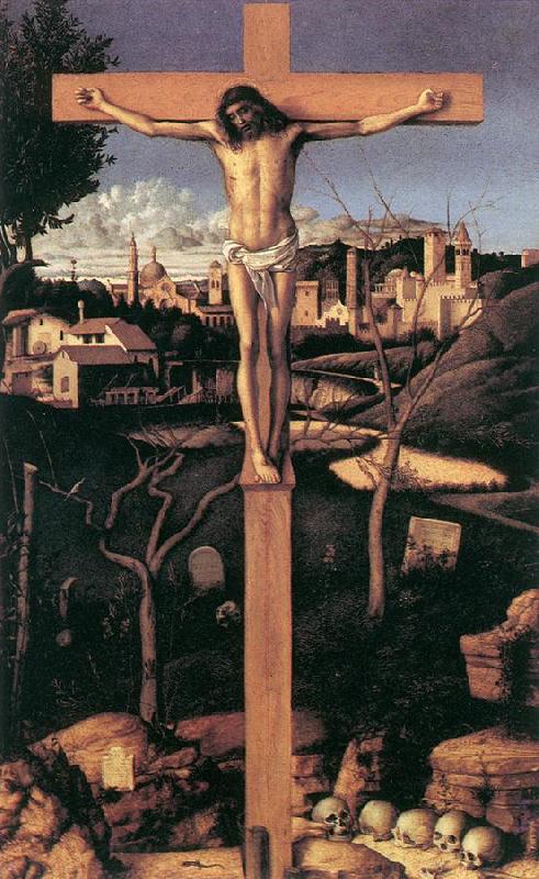 BELLINI, Giovanni Crucifixion yxn Spain oil painting art